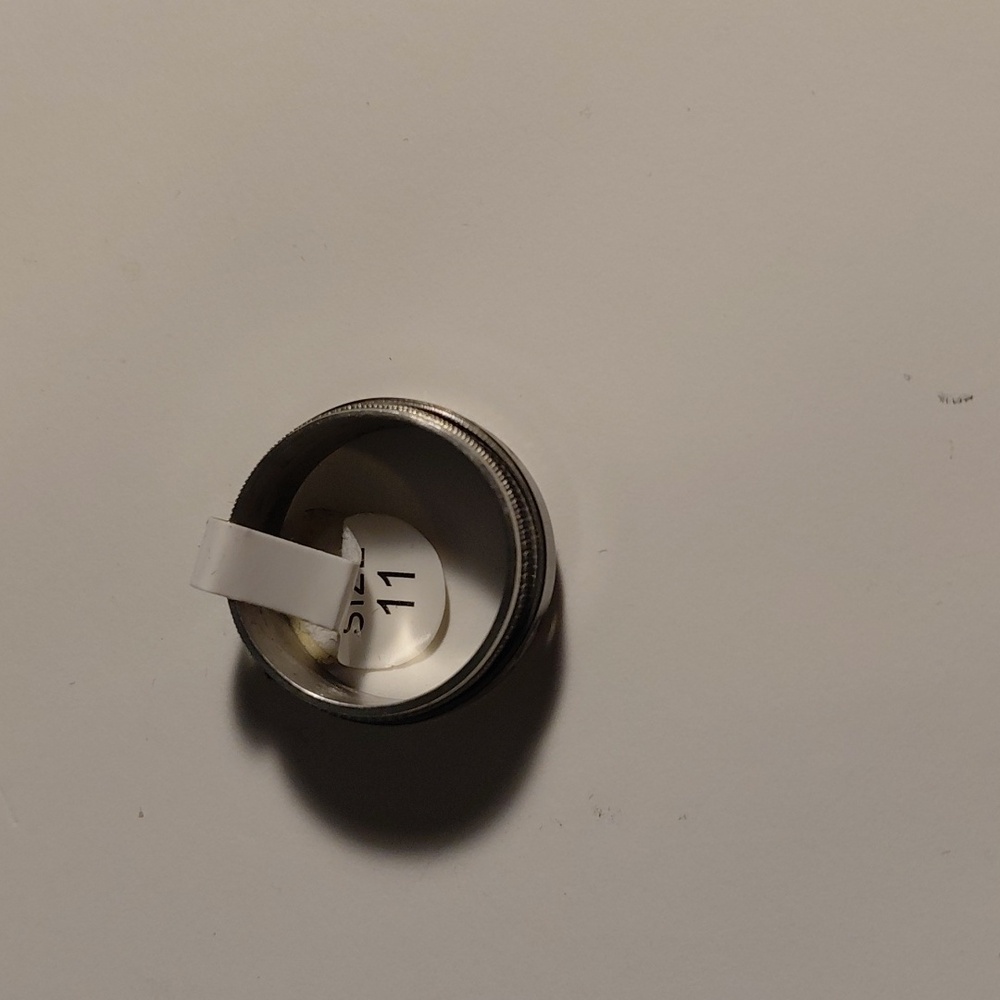 Stainless Steel Men Ring Size 11 - Picture 2 of 2
